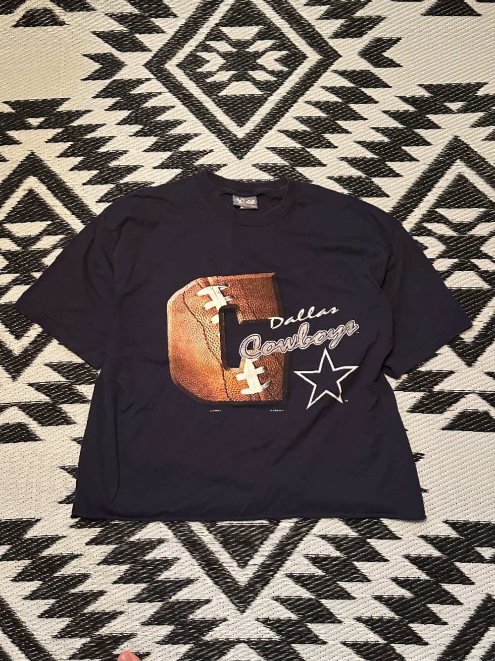 Vintage Dallas Cowboys Nutmeg NFL 1996 Crop Tee